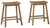 Shully - Natural - 5 Pc. - Square Counter Table, 4 Stools