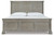 Moreshire - Bisque - 7 Pc. - Dresser, Mirror, California King Panel Bed, 2 Nightstands