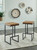 Strumford - Caramel / Black - Tall Uph Barstool (2/CN)