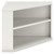 Grannen - White - Home Office Corner Bookcase