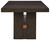 Burkhaus - Dark Brown - 8 Pc. - Dining Room Extension Table, 4 Side Chairs, 2 Arm Chairs, Server