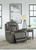 Card Player - Smoke - 3 Pc. - Power Reclining Sofa, Loveseat, Recliner