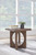 Abbianna - Medium Brown - Square End Table