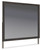 Toretto - Charcoal - 6 Pc. - Dresser, Mirror, King Panel Bookcase Bed