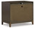 Burkhaus - Brown - Three Drawer Night Stand