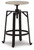 Karisslyn - Whitewash / Black - Swivel Stool (2/CN)