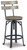 Lesterton - Light Brown / Black - Swivel Barstool (2/CN)