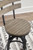 Lesterton - Light Brown / Black - Swivel Barstool (2/CN)