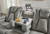 Mancin - Gray - 2 Pc. - Reclining Sofa, Loveseat