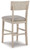 Waylowe - Natural - Upholstered Barstool (2/CN)