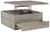 Krystanza - Weathered Gray - Lift Top Cocktail Table