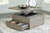 Krystanza - Weathered Gray - Lift Top Cocktail Table