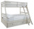 Robbinsdale - Antique White - Twin Over Full Bunk Bed With Storage