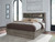 Anibecca - Weathered Gray - 7 Pc. - Dresser, Mirror, Chest, California King Bookcase Bed, 2 Nightstands