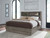 Anibecca - Weathered Gray - 6 Pc. - Dresser, Mirror, California King Bookcase Bed, 2 Nightstands