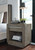 Anibecca - Weathered Gray - 6 Pc. - Dresser, Mirror, California King Bookcase Bed, 2 Nightstands