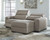 Mabton - Gray - Left Arm Facing Power Recliner 2 Pc Sectional