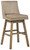 Tallenger - Beige - Tall Uph Swivel Barstool(2/CN) (D380-530)