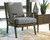 Zardoni - Charcoal - Accent Chair