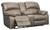 Dunwell - Driftwood - Pwr Rec Loveseat/Con/Adj Hdrst