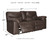 Boxberg - Dark Brown - Dbl Rec Pwr Loveseat W/Console