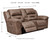 Stoneland - Fossil - Dbl Rec Pwr Loveseat W/Console