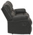 Calderwell - Black - Reclining Sofa