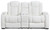 Party - White - Pwr Rec Loveseat/Con/Adj Hdrst