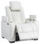 Party - White - Pwr Recliner/Adj Headrest