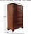 Leahlyn - Warm Brown - 6 Pc. - Dresser, Mirror, Chest, California King Panel Bed