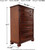 Leahlyn - Warm Brown - 8 Pc. - Dresser, Mirror, Chest, California King Panel Bed, 2 Nightstands