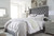 Coralayne - Gray - 5 Pc. - Dresser, Mirror, Queen Upholstered Bed, Nightstand