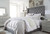 Coralayne - Gray - 5 Pc. - Dresser, Mirror, King Upholstered Bed, Nightstand