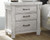 Brashland - White - 8 Pc. - Dresser, Mirror, Chest, King Panel Bed, 2 Nightstands