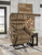 Mopton - Light Brown - Power Lift Recliner