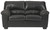 Brazoria - Black - Loveseat