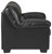 Brazoria - Black - Loveseat