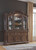 Charmond - Dark Brown - 12 Pc. - Extension Table, 8 Side Chairs, China Cabinet