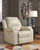 Rackingburg - Cream - 3 Pc. - Power Sofa, Loveseat, Rocker Recliner