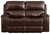 Latimer - Brown - Pwr Rec Loveseat/Adj Headrest