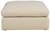 Elyza - Linen - Oversized Accent Ottoman