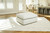Sophie - Ivory - Oversized Accent Ottoman