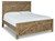 Shurlee - Light Brown - King Crossbuck Panel Bed