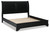 Chylanta - Black - King Sleigh Bed