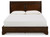 Brookbauer - Rustic Brown - California King Sleigh Bed