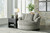 Lindyn - Fog - Oversized Swivel Accent Chair