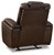 Mancin - Chocolate - Zero Wall Recliner