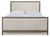 Chrestner - Gray - King Upholstered Panel Bed