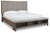 Hallanden - Gray - Queen Panel Bed With Storage