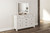 Jennily - Whitewash - 8 Pc. - Dresser, Mirror, Chest, King Panel Bed, 2 Nightstands